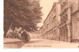 Tarjeta Postal  De Lugo, Plaza De La Constitucion. - Lugo