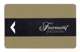 CLEF D´HOTEL FAIRMONT HOTELS & RESORTS - Hotel Key Cards