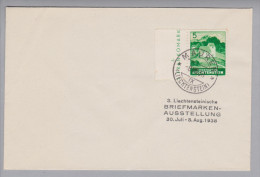 Liechtenstein 1938-08-08 Mauren Mit Sonderstempel - Briefe U. Dokumente