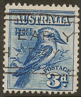 AUSTRALIA 1928 3d Kookaburra SG 106 U #BH361 - Oblitérés