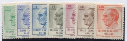 Serie  Nº  1711/7 Turquia - Unused Stamps