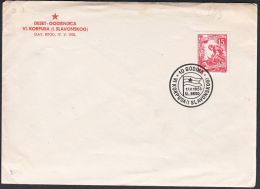 Yugoslavia 1953, Cover W./ Special Postmark "10 Years Of 6th Corps", Ref.bbzg - Lettres & Documents