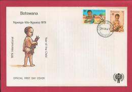 BOTSWANA, 1979,  Mint FDC, Nawaga, Wa Year Of The Child MI 237-238, F3620 - Botswana (1966-...)