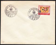 Yugoslavia 1954, Cover, W./special Postmark "10 Years Of Liberation", Ref.bbzg - Lettres & Documents