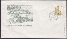 Yugoslavia 1959, Illustrated Cover "Virovitica" W./ Postmark "Virovitica", Ref.bbzg - Brieven En Documenten