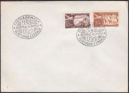 Yugoslavia 1955, Cover  W./ Special Postmark "100 Years Of The Telegraph", Beograd", Ref.bbzg - Lettres & Documents