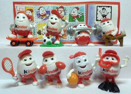 Kinderino Sport 2014 Kinder Surprise Complete Set Toys From Egg Sporty Kinderino FULL SET + SECRET TOY GIFT - Diddl