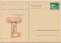 DDR P84-17-85 C119 Postkarte Zudruck OLYMPISCHER TAG Berlin 1985 - Cartes Postales Privées - Neuves