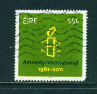 IRELAND  -  2011  Amnesty International  55c  Used As Scan - Oblitérés