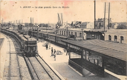 ESSONNE 91  JUVISY  LA PLUS GRANDE GARE DU MONDE   TRAIN - Juvisy-sur-Orge