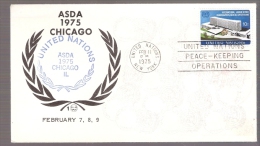 United Nations - ASDA 1975 Chicago, Illinois - Postmarked United Nations Peace-Keeping Operations - Storia Postale