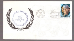 United Nations - INPEX 1975 Portland, Oregon - Postmarked Honoring United Nations Correspondents - Lettres & Documents