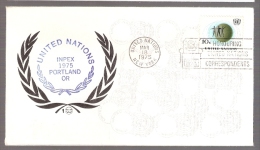 United Nations - INPEX 1975 Portland, Oregon - Postmarked Honoring United Nations Correspondents - Storia Postale