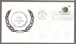 United Nations - INPEX 1975 Portland, Oregon - Postmarked Honoring United Nations Correspondents - Lettres & Documents