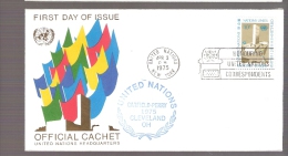 United Nations - Garfield-Perry 1975 Cleveland, Ohio - Postmarked Honoring United Nations Correspondents - Lettres & Documents