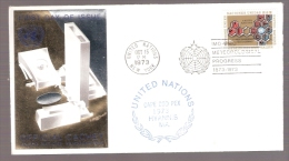 United Nations - CAPE COD PEX 1973 HYANNIS, Massachusetts - Postmarked IMO WMO Meteorological Progress 1873-1973 - Storia Postale