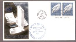 United Nations - STRATPEX 1974 - Stratford, Connecticut - Postmarked United Nations Peace-Keeping Operations - Lettres & Documents