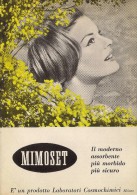 # ASSORBENTI MIMOSET 1950s Advert Pubblicità Publicitè Reklame Absorbents Serviettes Hygieniques - Lingerie