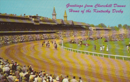 Kentucky Louisville Greetings From Churchill Downs Home Of The Kentuckt Derby - Louisville