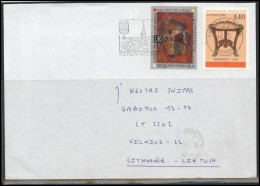 FRANCE Lettre Brief Postal History Envelope FR 011 Circus Design Art Special Cancellation - Brieven En Documenten