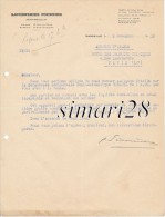 SAVONNERIES FOURNIER - COURRIER - MARSEILLE - B-d-R - LE 09/11/1938 - Drogisterij & Parfum