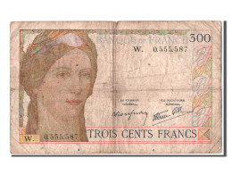 Billet, France, 300 Francs, 300 F 1938-1939, 1938, 1938-11-24, B+, Fayette:29.2 - 300 F 1938-1939