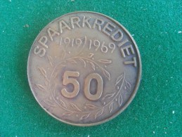 Spaarkrediet, 1919-1969, 19 Gram (medailles0167) - Professionals / Firms