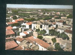 En Avion Au-dessus De SARRIANS (84) - Stade Et Ecoles  ( Ecole Stadium Vue Aerienne LAPIE 12) - Sarrians