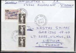 FRANCE Lettre Brief Postal History Envelope FR 078 Amnesty International Human Rights - Brieven En Documenten