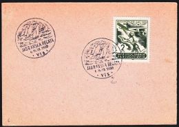 Yugoslavia 1950, Card "Adriatic Regatta"  W./special Postmark "Vis", Ref.bbzg - Lettres & Documents