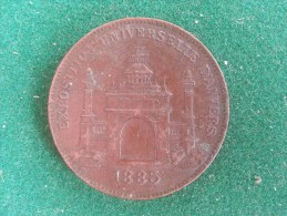 Exposition Universelle D'Anvers, 1885 (L. Wiener), 10 Gram (medailles0200) - Andere & Zonder Classificatie