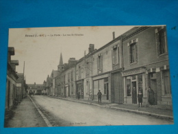 41)  Droué -  La Poste - Le Rue Saint-nicolas - Année 1920 - EDIT - Yson - Droue