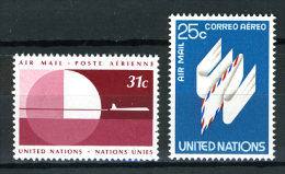 1974 - U.N. OFFICES IN NEW YORK - ONU UFFICIO DI NEW YORK - Catg. Unif. 245/244 - MINT - MNH (PGS01062011) - Poste Aérienne