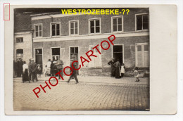 WESTROZEBEKE-!?-Carte Photo Allemande-Guerre 14-18-1WK-Militaria-BELGI EN-BELGIQUE-Flandern- - Staden