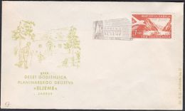 Yugoslavia 1960, Illustrated Card "10 Years Of Mountaineering Association" W./ Special Postmark "Zagreb", Ref.bbzg - Lettres & Documents