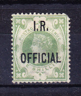 1882/1901 SG 015  Queen Victoria 1 S. Green Aufdruck I.R. OFFICIAL * - Neufs