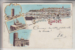 CH 1680 ROMONT, Lithographie, Guggenheim-Zürich - Romont