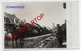 ZONNEBEKE-Carte Photo Allemande-Guerre-14-18-1WK-BELGIQUE-BELGIEN-Flandern- - Zonnebeke