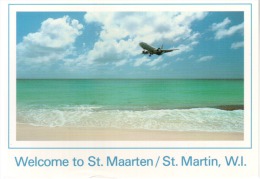 CPM SAINT MARTIN GUADELOUPE CARAIBES WELCOME AVION - Saint Martin