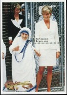 Togo 1997 Diana And Theresa M/S Discount! - Mutter Teresa