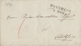 Brief Mannheim 7.11.  Ca.1841 - Precursores