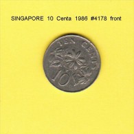 SINGAPORE   10  CENTS  1986  (KM # 51) - Singapour