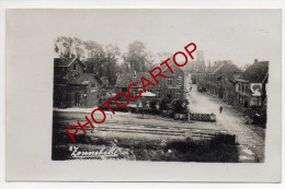 Bahnhof-Gare-Estaminet-ZONNEBEKE-Carte Photo Allemande-Guerre-14-18-1WK-BELGIQUE-BELGIEN-Flandern- - Zonnebeke