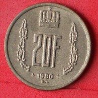 LUXEMBOURG  20  FRANCS  1980   KM# 58  -    (Nº07115) - Luxemburg