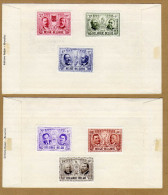 Enveloppe Cover Brief FDC Hommes Célèbres 1013 à 1018 2 Scans - 1951-1960