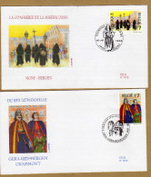 Enveloppe Cover Brief FDC 1312 1313 2823 2824 Folklore Grammont Geraardsbergen Mons - 1991-2000