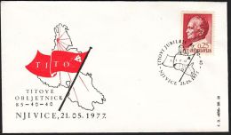 Yugoslavia 1977, Illustrated Cover"Njivice Tito Anniversaries" W./special Postmark "Njivice", Ref.bbzg - Covers & Documents