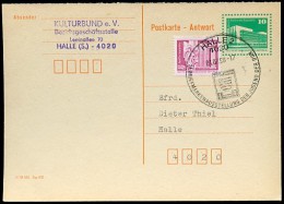 DDR P90A Antwort-Postkarte WÄHRUNGSREFORM 1.7.1990 - Postales - Usados