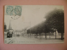 CP BAGNEUX   N°1 PLACE DAMPIERRE - ECRITE EN 1906 - Bagneux