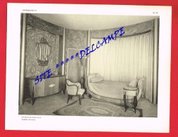 ART - DECORATION - SALON 1929 - CHAMBRE DE JEUNE FILLE - LAHALLE Et LEVARD - Other Plans